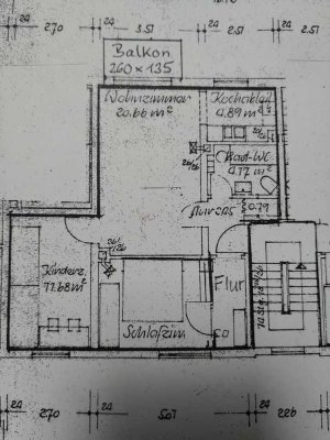 3-Zimmer Wohnung in ruhiger Wohlage von Traunreut