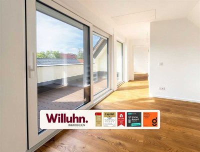 Schöner Neubau mit sonniger Loggia l Exklusive Wohnanlage l Garage l Wärmepumpe