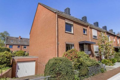 Bremen-Horn: Reihenendhaus mit Garage - Seltenheit - und Potential wartet auf einen neuen Eigentümer