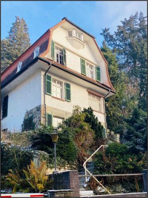 Bad Soden - 1A-Bestlage am Kurpark, freistehende, renovierungsbedürftige Altbau-Villa
