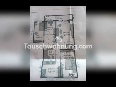 Tauschwohnung: Neubau 4 Zi m Blk gg 2-3 Zi m Blk