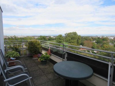 Penthouse mit 4,5 Zimmern und 2 Dachterrassen in Mannheim