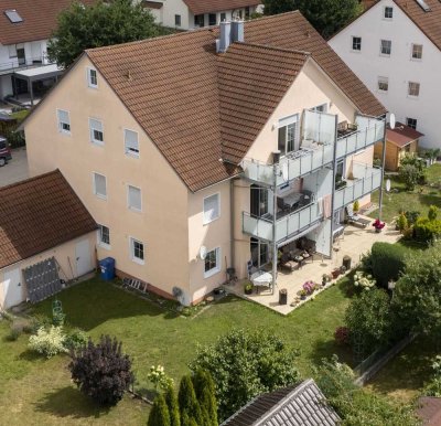 Charmante 3-Zimmer-Wohnung in Höchstädt mit Balkon und Garage