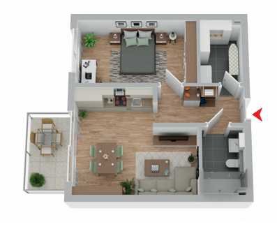 Neubau-Obergeschosswohnung am Westerberg