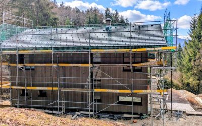 Kurz vor Fertigstellung / Idylle am Waldrand - nur 15 Minuten von Salzburg