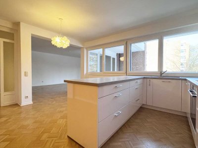 NEU: 3 Zimmer, 96m², barrierearm, saniert, Tiefgarage, zentral und direkt am Alsterlauf