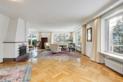 Icking: Stilvolle Villa in ruhiger Wohnlage mit weitläufigem Garten