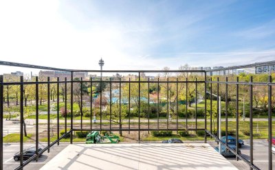 ++NEU++ sanierte 3-Zimmer Neubauwohnung mit Balkon direkt beim Schweizer Garten!