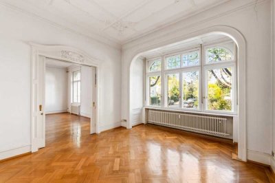 FR-Herdern: Großzügige Hochparterre-Wohnung in gepflegter Jugendstilvilla mit Garten