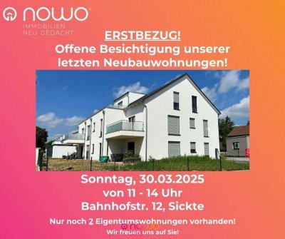 Einziehen, fertig! Neubau 3-Zim.-Wohnung. Feine Dachterrasse und Aufzug. Kein Garten, mehr Freizeit.