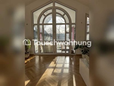 Tauschwohnung: Wannsee 5,5 Zimmer DG  / 3 Balkone + 2 Keller,gg. 3-4 Zimmer