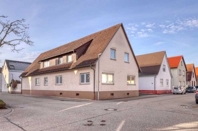 Großzügiges 2-Familienhaus mit behindertengerechter Ausstattung und Doppelgarage in Eggenstein