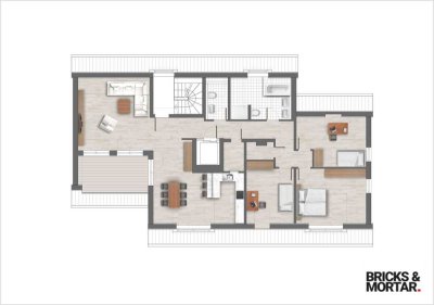 Exklusives Penthouse mit einer Dachterrasse und Lift in die Wohnung in TOP Lage