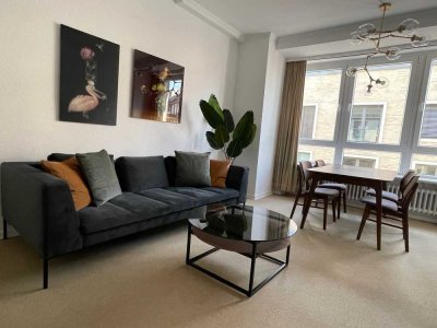 Möbilierte Luxus-2ZKDB-Wohung | Hofgarten | sehr Ruhig | 61m² | Wohnung statt Hotel