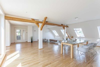 Ein Penthouse mit Terrasse in der Sachsenmetropole Leipzig