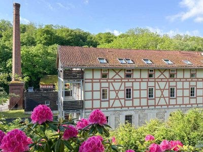 Eigentumswohnung im Mühlenensemble an der Ilm – Exklusives Wohnen mit Seltenheitswert