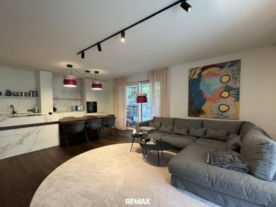 Exklusive, möblierte 3-Zimmer-Wohnung mit Terrasse und Garten in Krumpendorf am Wörthersee
