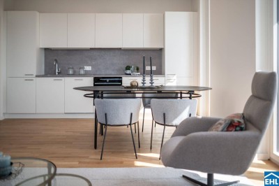 Erstbezug – 3-Zi.-Wohnung mit Rooftop Pool &amp; Sauna