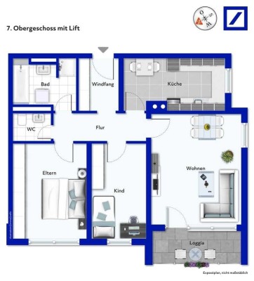 Ideal für München-Pendler! Top zentral, moderne 3 ZKB, Balkon, Lift, hell mit Blick über Augsburg!