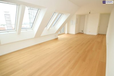 Modernes Wohnen über den Dächern von Favoriten – 5 neue Dachgeschosswohnungen mit großzügigen Terrassen, Klimaanlagen und nachhaltiger Heiztechnik, nahe dem beliebten Sonnwendviertel