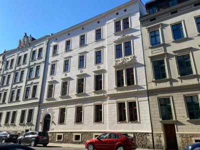 Denkmalschutz: Stilvolle Altbauwohnung im beliebten Waldstraßenviertel in Leipzig