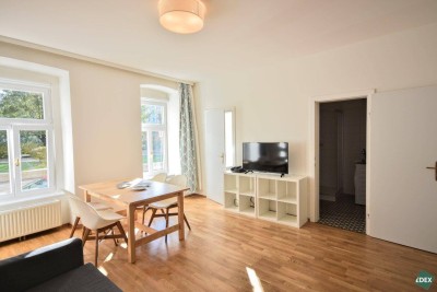 Möbliert: Helle 1,5-Zimmer Wohnung nahe Elterleinplatz