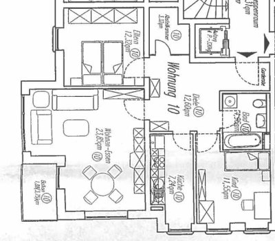 3-Raum Wohnung im Ruhigen Wohngebiet