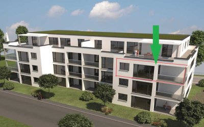 4 Zimmer Neubauwohnung mit Balkon im 2.OG