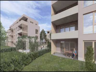 Erstbezug: Moderne 3-Zimmer-Wohnung | Gartenanteil | Terrasse | Carport | QNG