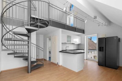 Wohnkomfort auf zwei Ebenen – attraktive Maisonettewohnung mit Balkon
