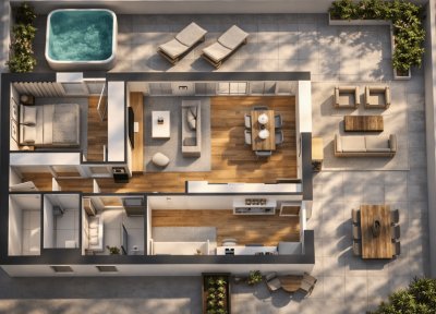 Provisionsfreies Penthouse, 3 Zimmer, große Terrasse, Klimatisierung und Raumbelüftung, Luftwärmepumpe, E-Parkplätze, Ruhelage in Graz