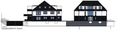 Schöne DG-Wohnung mit drei Zimmern und zwei Dachterrassen in Lengerich und KfW 55