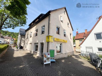 Wohn-/Geschäftshaus mit Potenzial: * zentr. Lage in Wangen * leerstehend * Loggia * Werkstattanbau