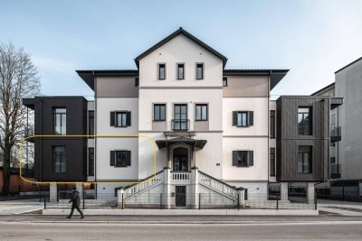 HERRSCHAFTLICH WOHNEN. WIE DER KAISER. 2-Zimmer-Wohnung direkt neben dem Kurpark! Revitalisierter Altbau, hohe Räume! PROVISIONSFREI &amp; ERSTBEZUG