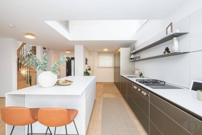 Townhouse am Überfuhrsteg mit Pool und Panoramablick