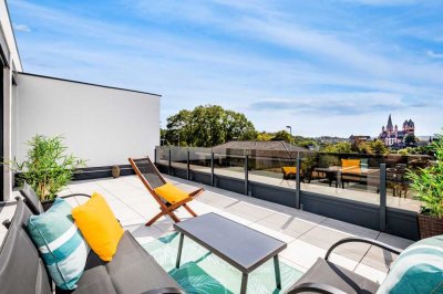 Provisionsfrei vom Eigentümer!
Neubau: Modernes Wohnen mit traumhaftem Blick auf den Limburger-Dom!