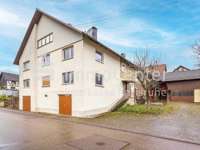 Sanierungsobjekt mit Potential: Zweifamilienhaus, großes Grundstück und viel Platz für Handwerk