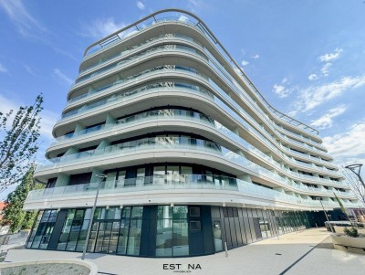 Neubau Nähe "UNO City" - Familienwohnung mit lichtdurchfluteten Panoramafenster
