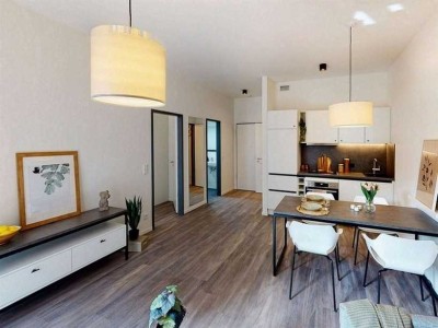 Geschmackvolle 2-Raum-Wohnung mit Balkon und Einbauküche in Hildesheim