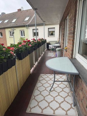 Neuwerk: attraktive 2-Zimmer-Wohnung mit großzügigem Balkon