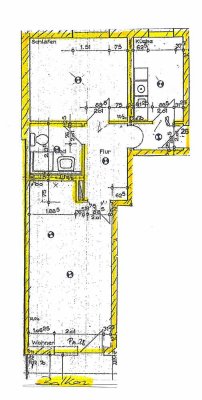 Gesucht und Gefunden! Nähe Uni! 2 Zi.-Whg. in HI-ITZUM mit Balkon