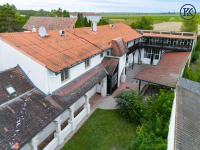 Charmantes Bauernhaus mit großem Grundstück, langgezogenem Hof, 2 Wohnungen und einem Swimmingpool