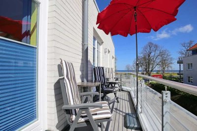 Ferienwohnung mit Wintermeerblick nur 50m bis zum Strand