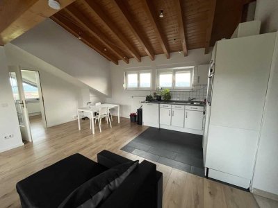 Modernisierte 2-Raum-Dachgeschosswohnung mit Einbauküche in Usingen-Eschbach
