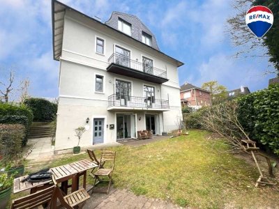 Elegante Gartenwohnung in historischer Villa in Blankenese – mit privater Terrasse