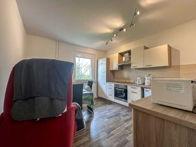 Möblierte 1 Zimmer-Wohnung mit geräumiger Küche!