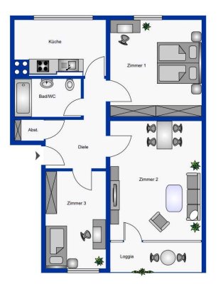 3-Zimmer-Wohnung in Dortmund – WE179 zu vermieten