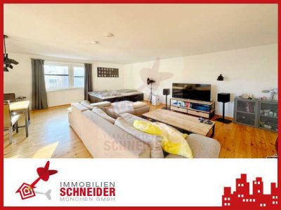 IMMOBILIEN SCHNEIDER - Lehel-  traumhaft schöne 1 Zi-Wohnung mit separater Küche und Holzdielenboden