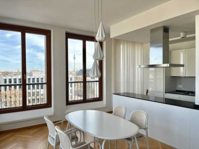 Möblierte Penthousewohnung über den Dächern von Berlin-Mitte