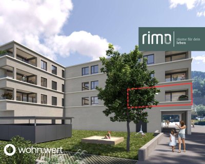 2-Zimmerwohnung am Jahnplatz inmitten von Feldkirch - Erstbezug - zu mieten - Top A1.8